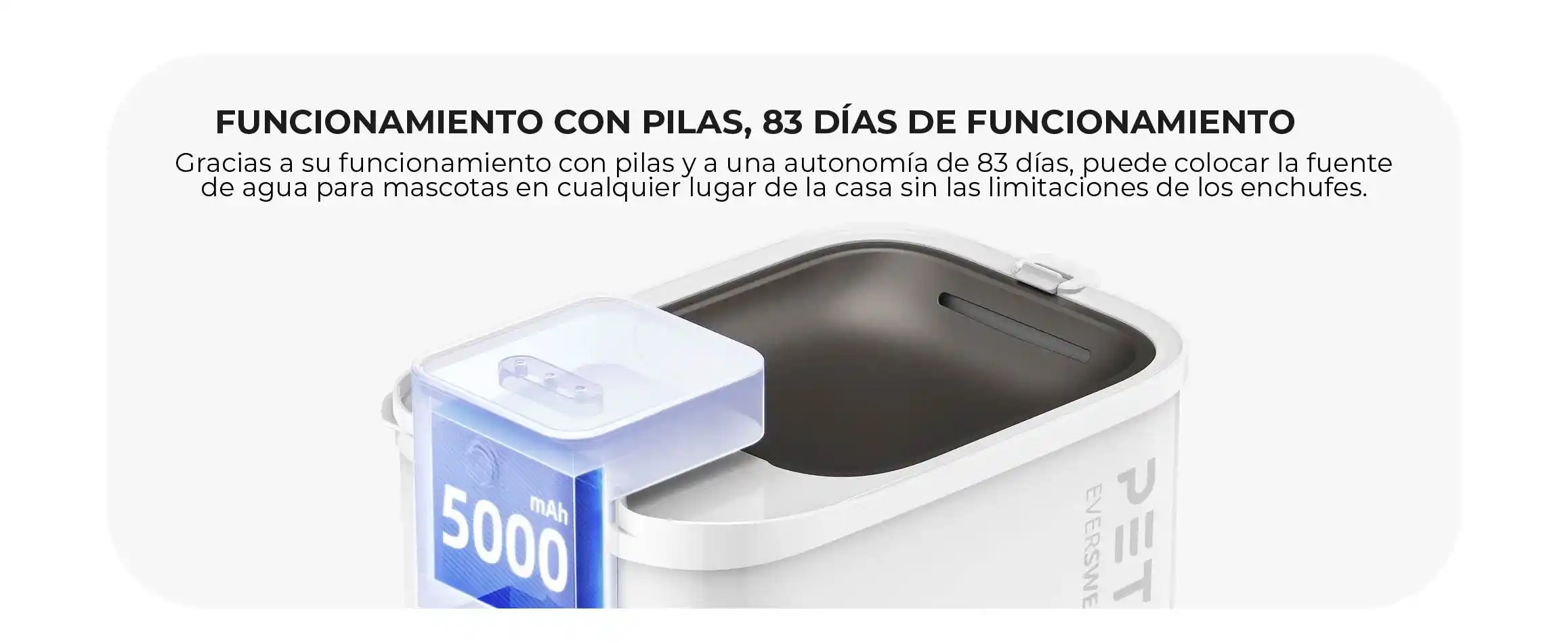 Fuente de agua smart inalámbrica Petkit Lima Perú
