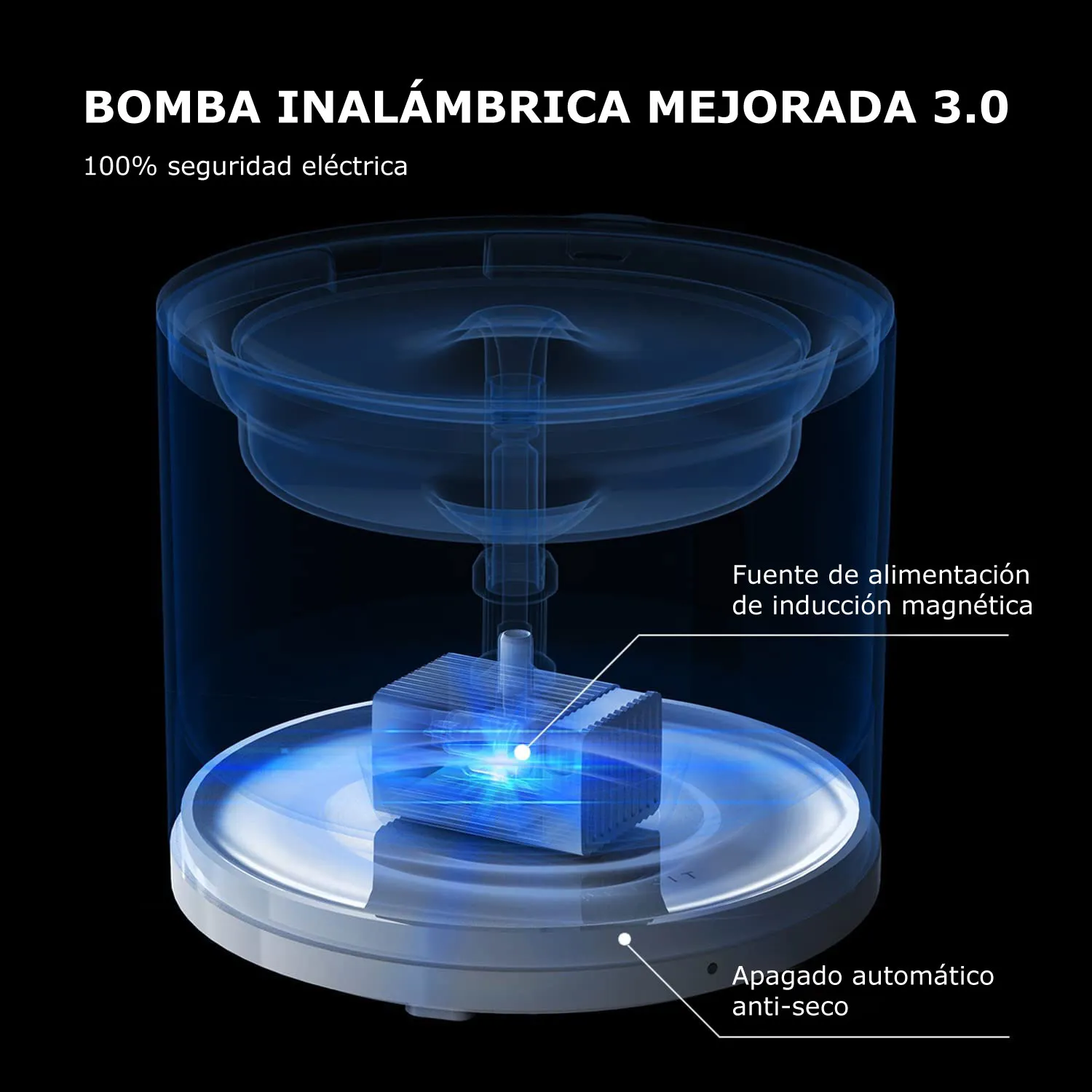 fuente de agua para gatos de acero inoxidable petkit