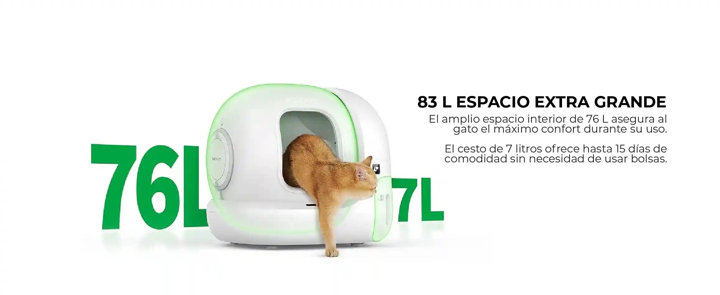 Arenero automático Petkit Puramax 2 Lima Perú