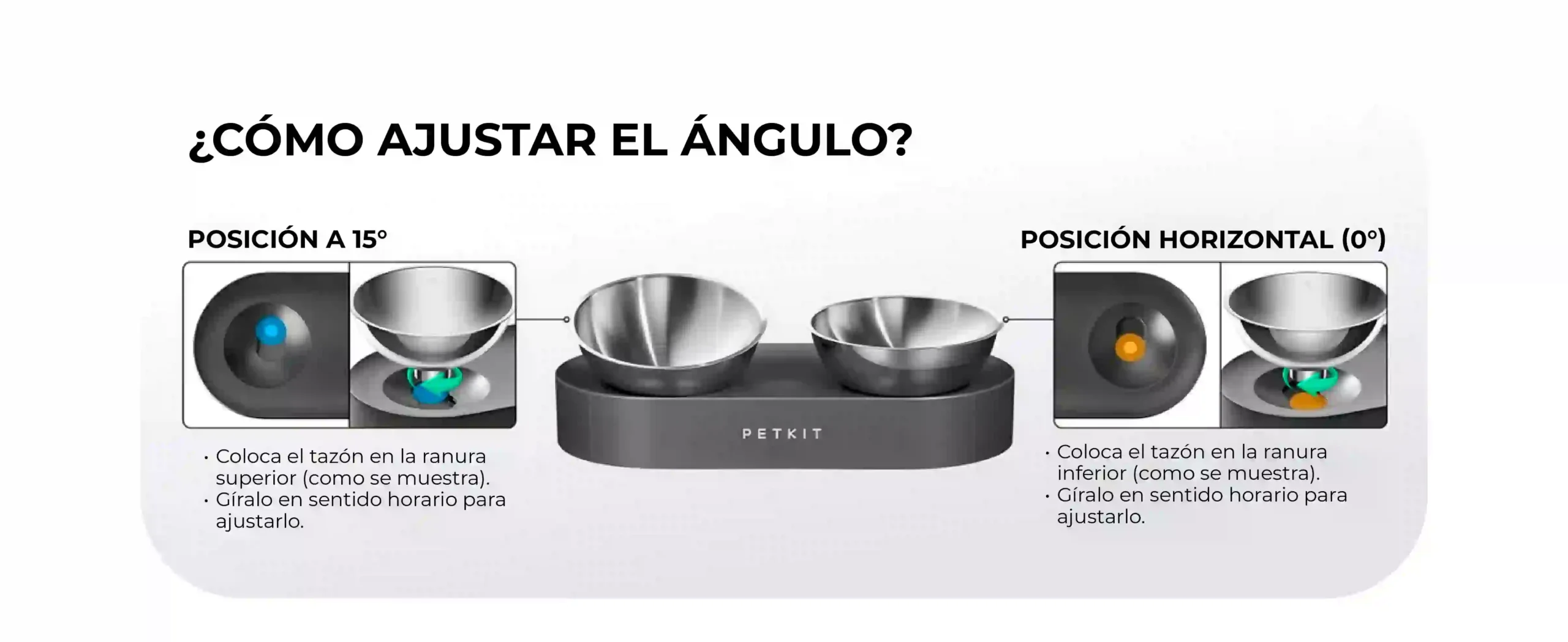 Comedero Petkit Nano Acero Inoxidable Lima Perú