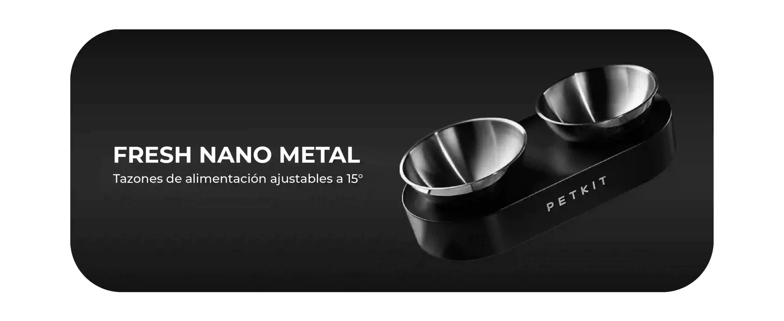 Comedero Petkit Nano Acero Inoxidable Lima Perú