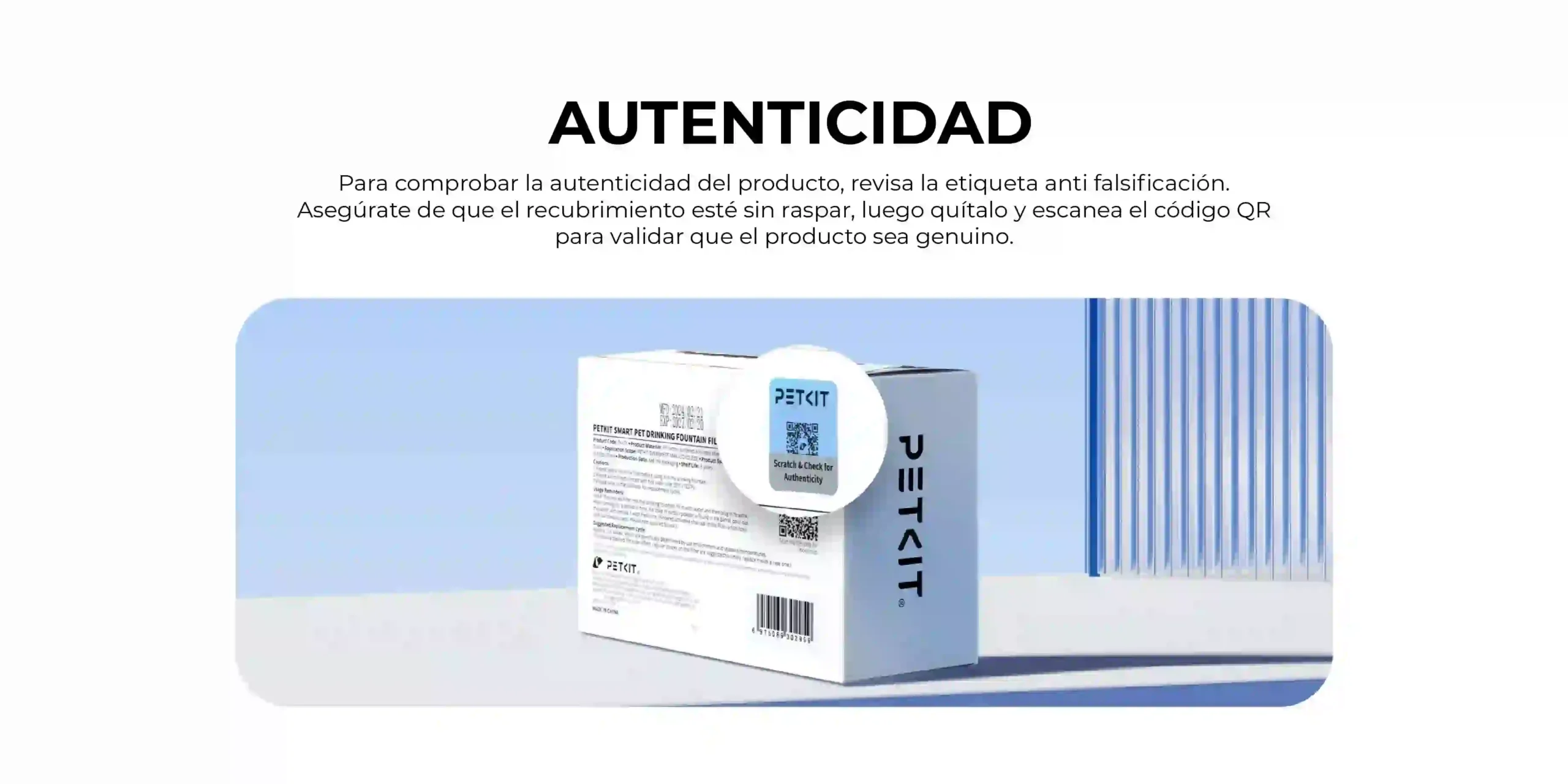Autenticidad de Filtro Petkit RECT