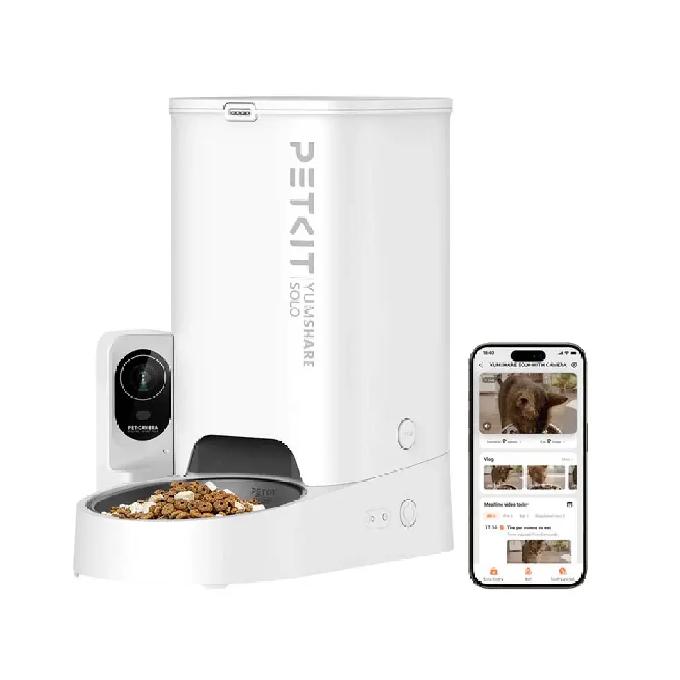 Comedero automático Petkit Yumshare solo para mascotas en Lima Miraflores