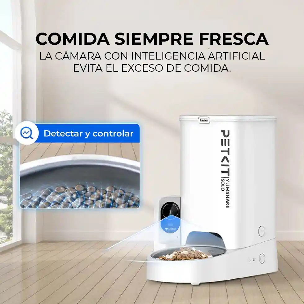Comedero automático Petkit Yumshare solo para mascotas en Lima Miraflores