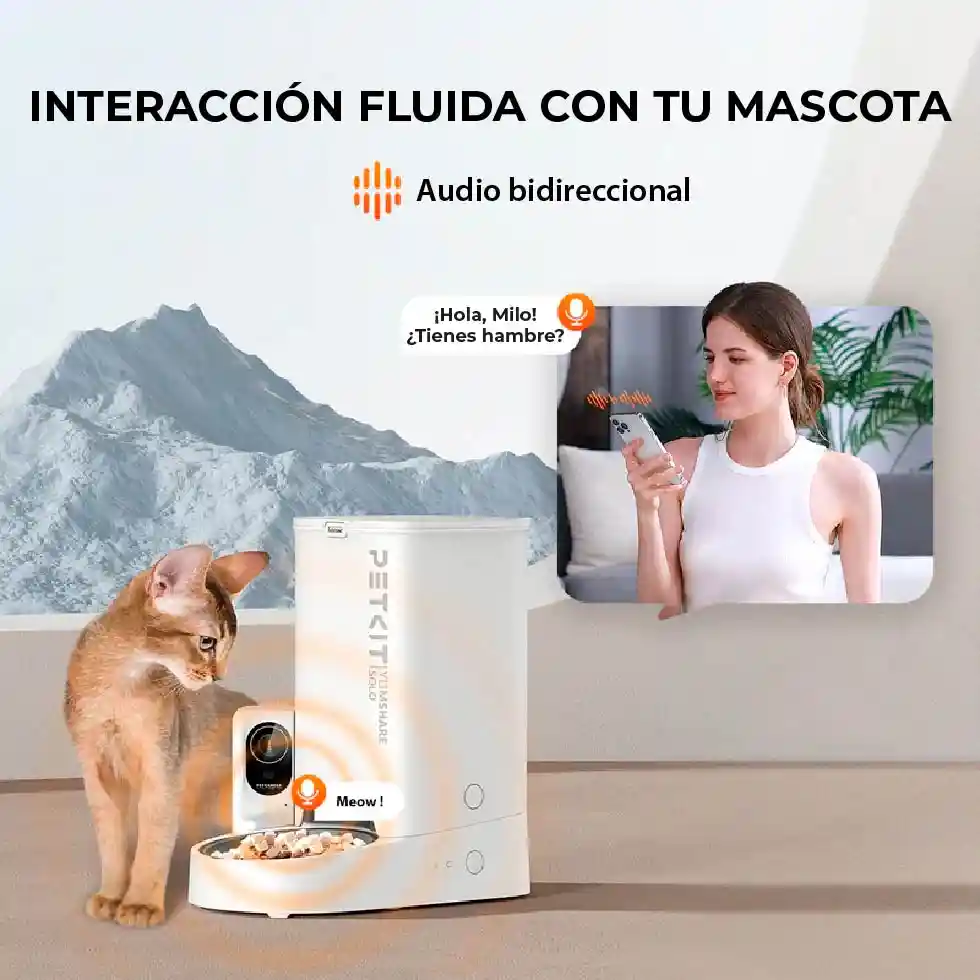 Comedero automático Petkit Yumshare solo para mascotas en Lima Miraflores