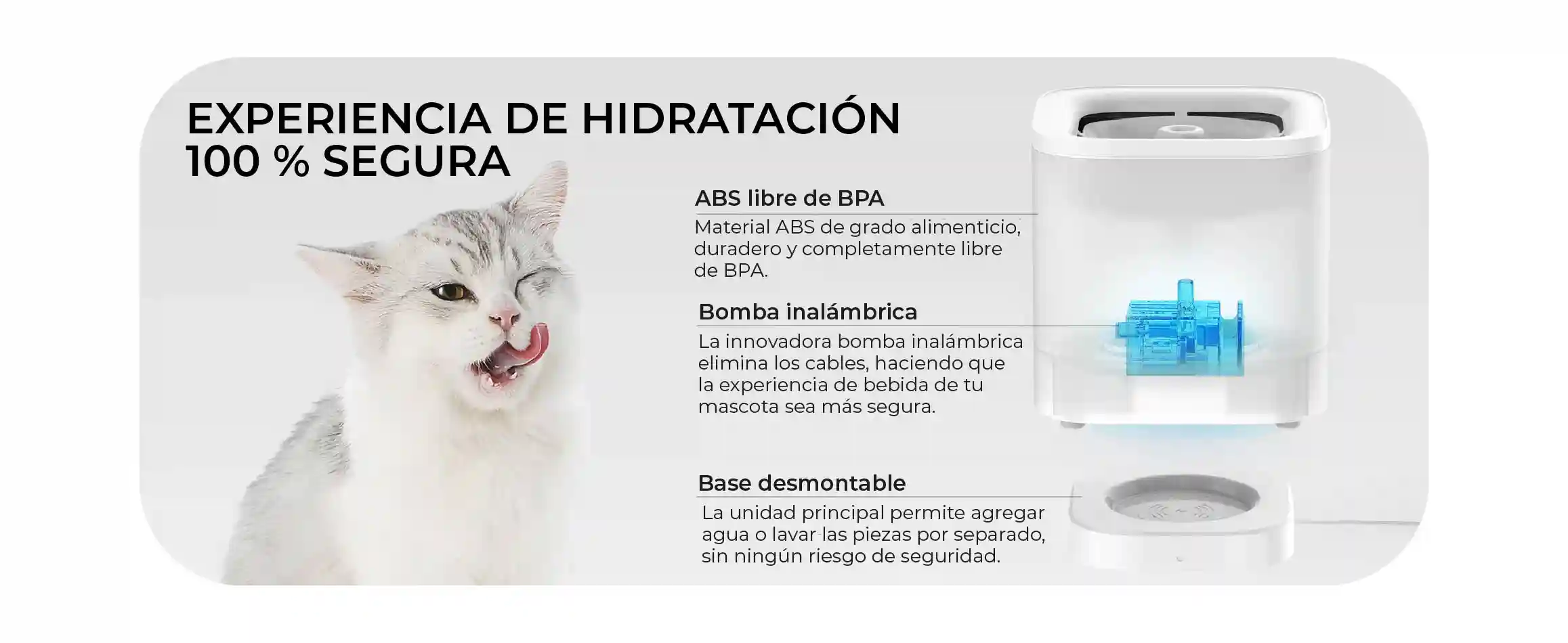 Fuente de agua Petkit SOLO SE Lima Perú