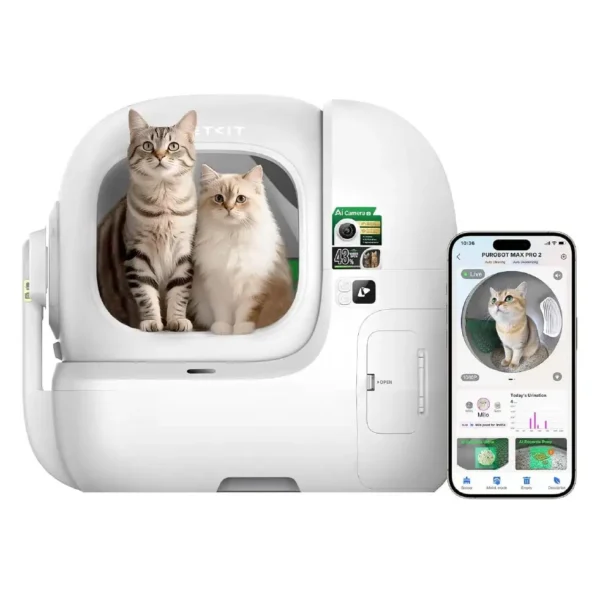Arenero inteligente para gatos PETKIT PUROBOT MAX PRO 2 en Lima Miraflores